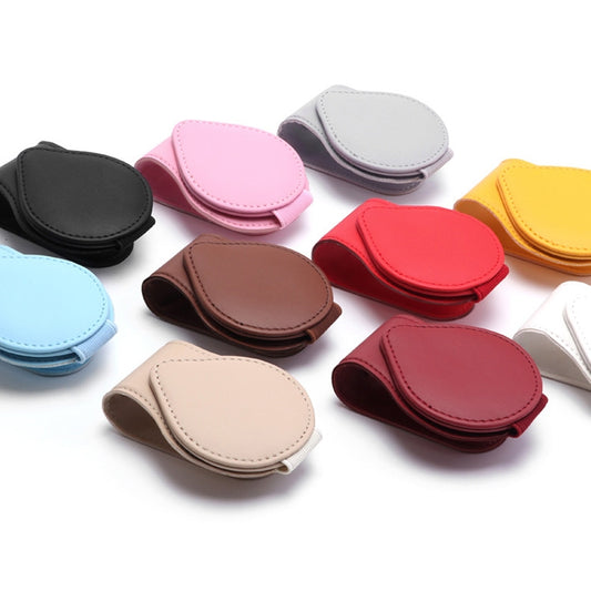 Car Sun Visor Glasses Clip Ticket Storage Clip(Red Wine) by buy2fix