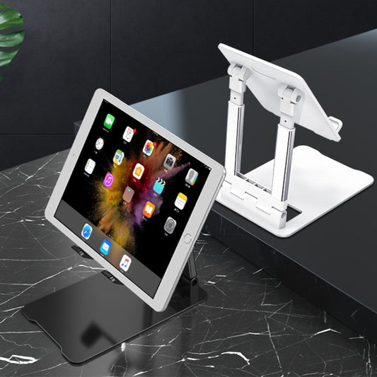 Desktop Foldable Liftable Anti-Skid Mobile Phone And Tablet Stand(Black) by buy2fix