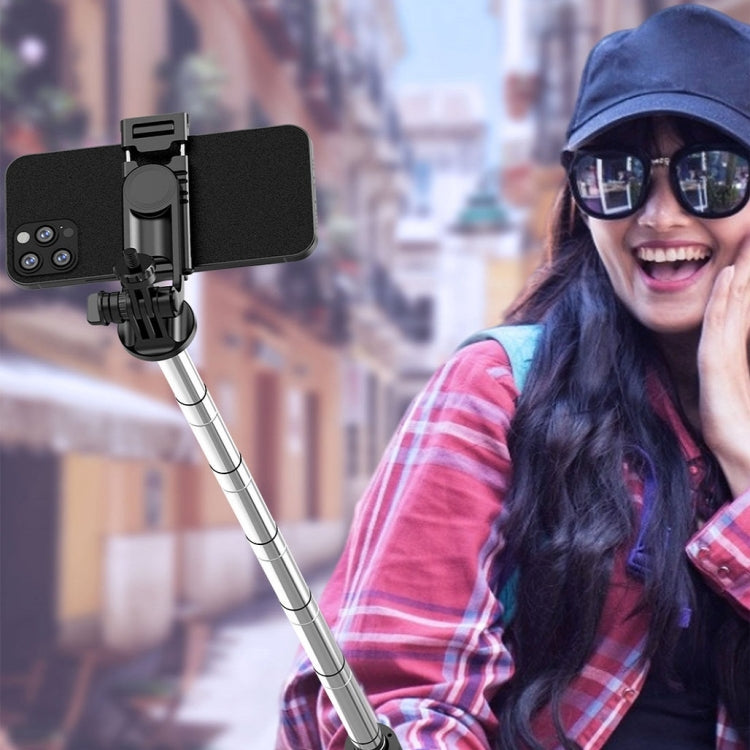 Wireless Bluetooth Selfie Stick Live Telescopic Bracket, Specification: Q05 (Black) by buy2fix