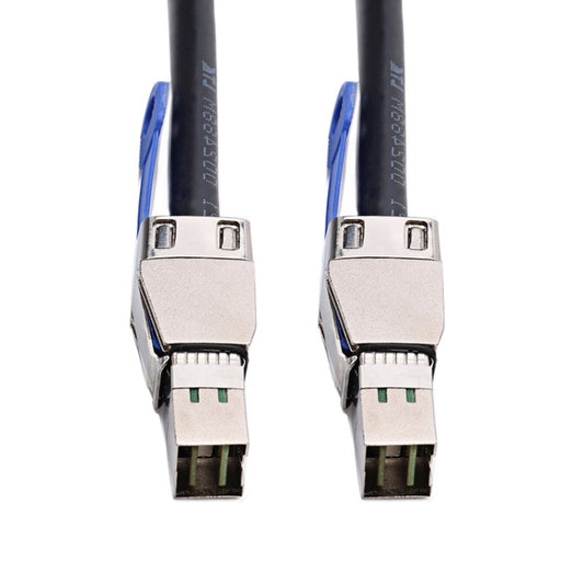 H0503 12Gbps SFF-8644 To 8644 HD Server External Hard Drive Data Cable, Color: Black 3m by buy2fix
