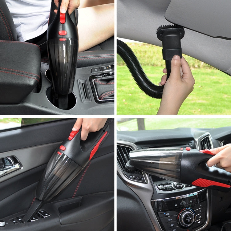 CS1016 120W Cordless Dry Wet Car Handheld Vacuum Cleaner With Light(Black) by buy2fix