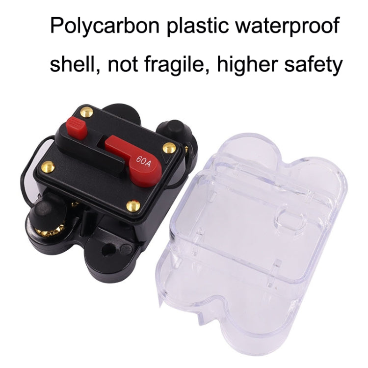 CB2 Car RV Yacht Audio Modification Automatic Circuit Breaker Switch, Specification: 100A by buy2fix