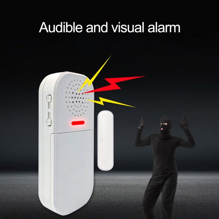 MC-05 130dB Remote Door Magnetic Alarm With Light Reminder by buy2fix