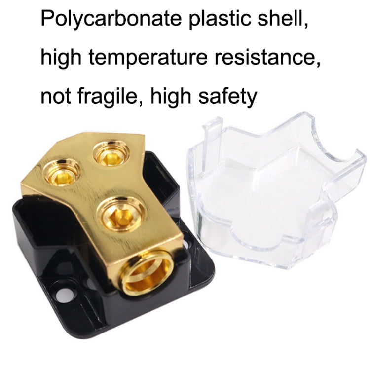 DB31 Car Audio Amplifier Modified Insurance 1 Point 2 Splitter, Specification: Copper by buy2fix