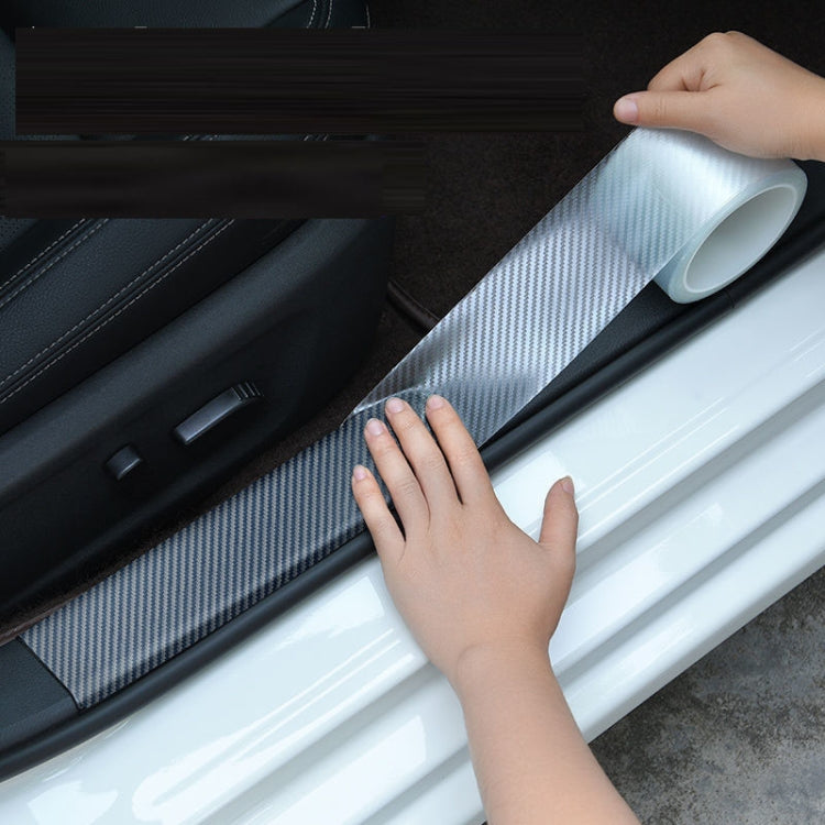 7cm x 10m Car Carbon Fiber Bumper Anti-Collision Strip by buy2fix