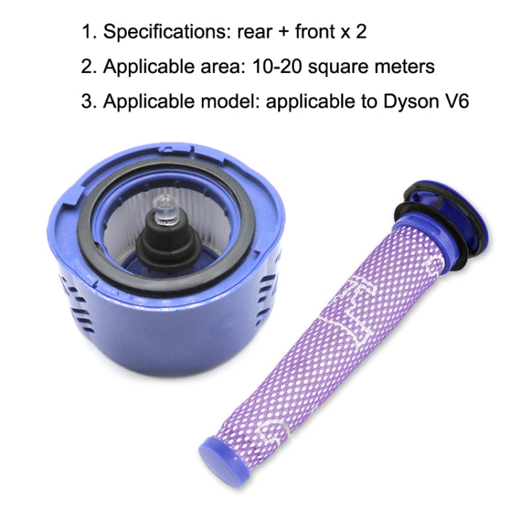 3 in 1 Filter Accessories For Dyson V6 by buy2fix