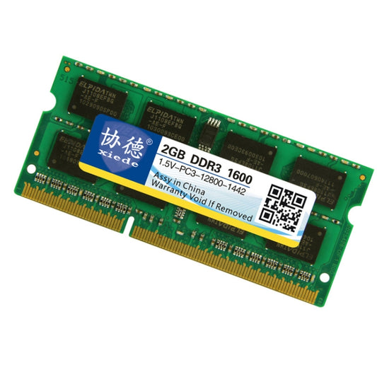 XIEDE X045 DDR3 NB 1600 Full Compatibility Notebook RAMs, Memory Capacity: 2GB by XIEDE