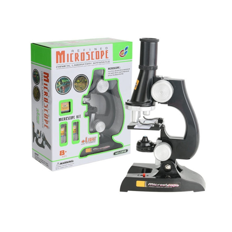 C2119 Children Early Education HD 450X Microscope Toy(Black) by buy2fix