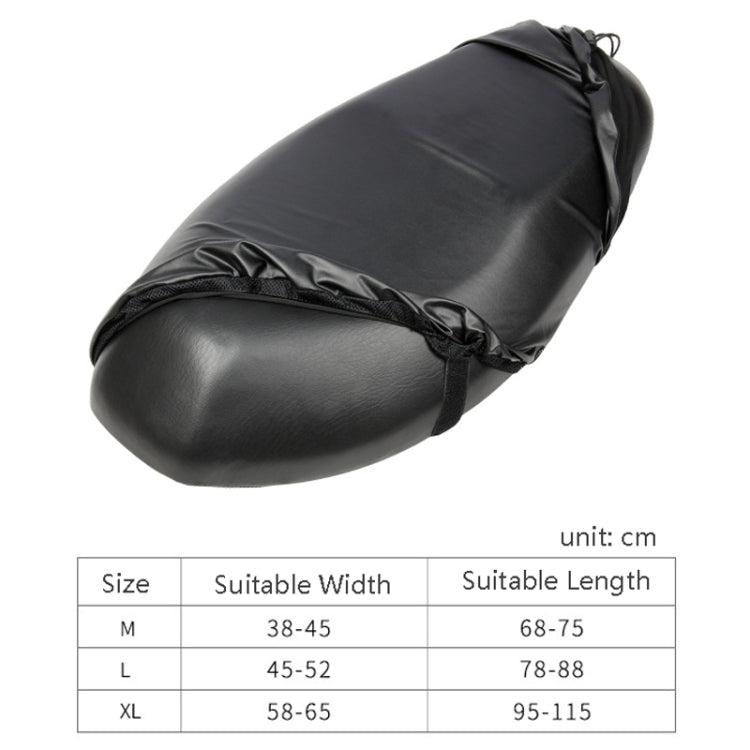 MC1004 Motorcycle Sun Protection Dustproof Rain Seat Cover, Specification: M(Black) by buy2fix