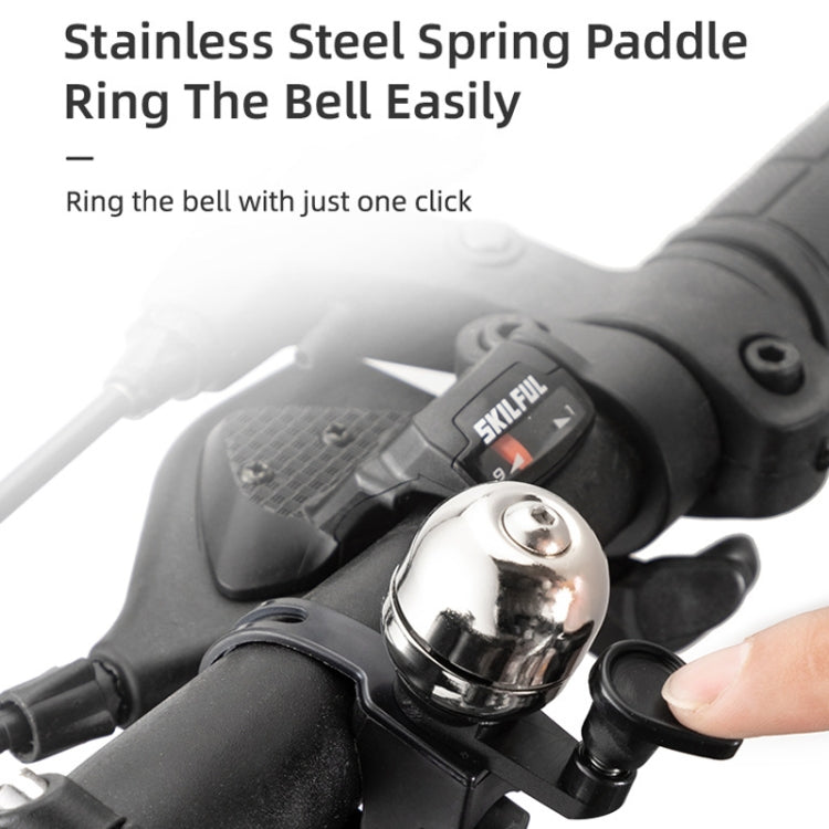 BG-201501 Bicycle Retro Mini Ball Bell(Black) by buy2fix