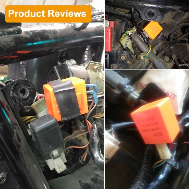 Motorcycle LED Turn Signal Relay(Fresh Orange) by buy2fix