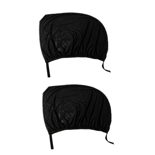 1 Pair Mesh Linen Car Adhesive Curtain Sunshade(Rear Window) by buy2fix
