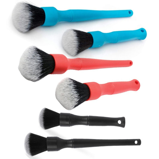 Car Air Conditioner Outlet Brush Interior Cleaning Soft Brush, Specification: Small+Large(Black) by buy2fix