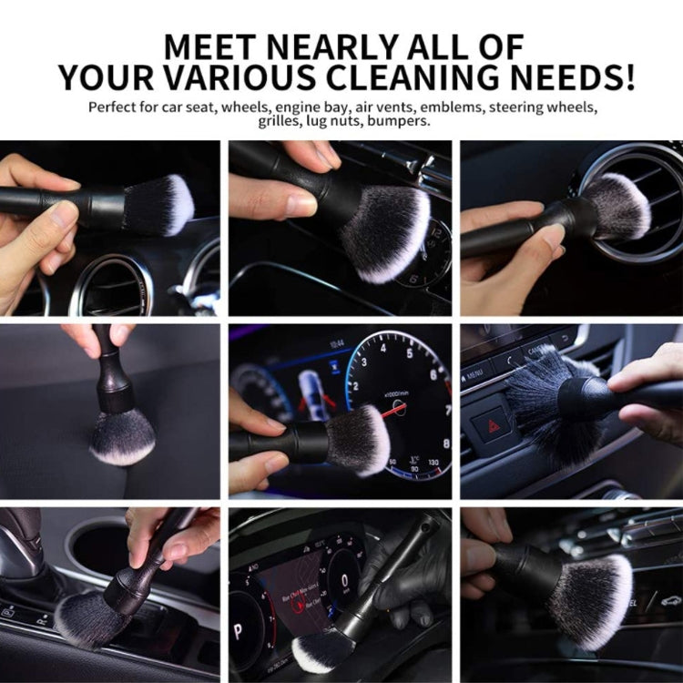 Car Air Conditioner Outlet Brush Interior Cleaning Soft Brush, Specification: Small+Large(Blue) by buy2fix