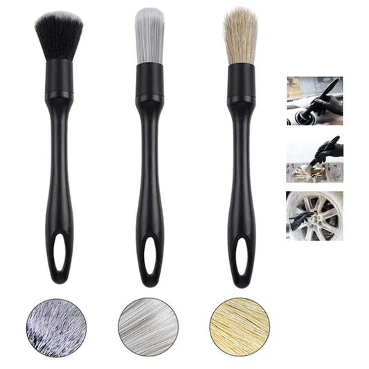 3 PCS / Set Car Interior Air Conditioning Cleaning Nylon Brush by buy2fix