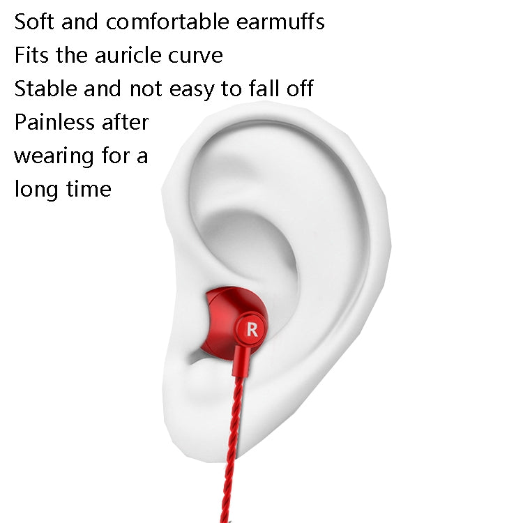 2 PCS TS720 3.5mm Heavy Bass Metal Earbud Wired Earphone(Black) by buy2fix