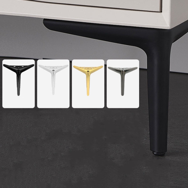 LH-XY-0010 Sofa Cabinet Metal Leg Furniture Leg, Height: 15cm(Gun Black) by buy2fix