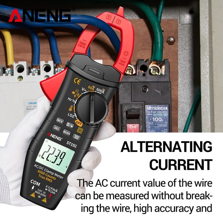ANENG ST192 600A DC Current Multifunctional AC And DC Clamp Digital Meter by ANENG