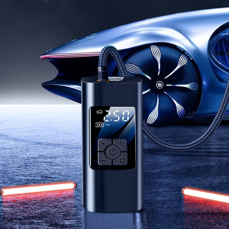 Car Portable Digital Display Electric Air Pump, Specification: 2712 Wireless Version 6000 mAh by buy2fix