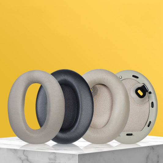 2pcs PU Leather Earpads For Sony WH-1000XM4, Color: Blue+Buckle by buy2fix