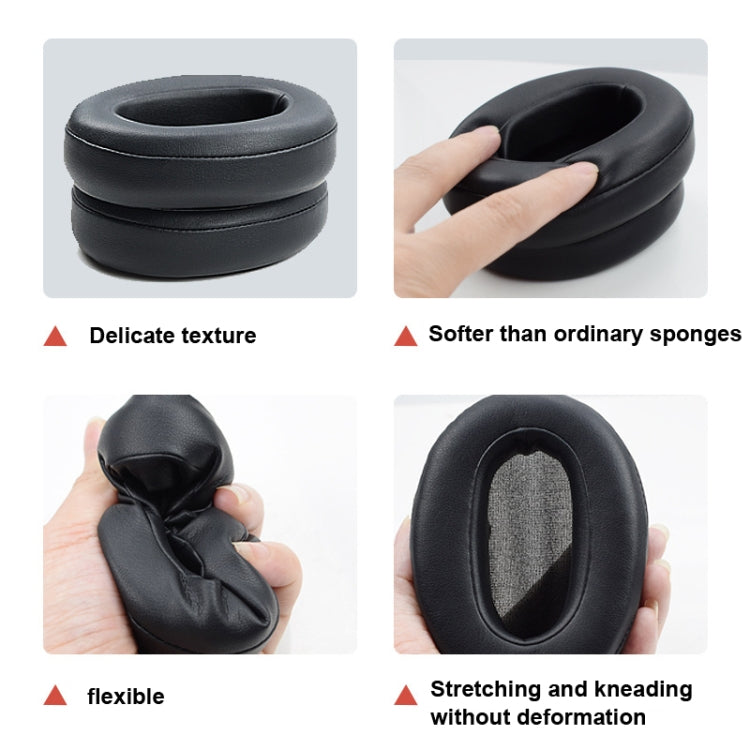 2pcs Sponge Earpad For SONY WH-XB900N Headset, Color: Protein Skin-Gray by buy2fix