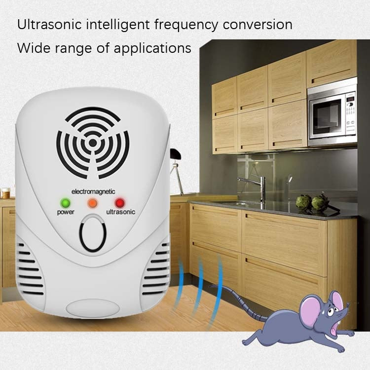 DC-9001 Household Electronic Mouse Repeller, Specification: US Plug(White) by buy2fix