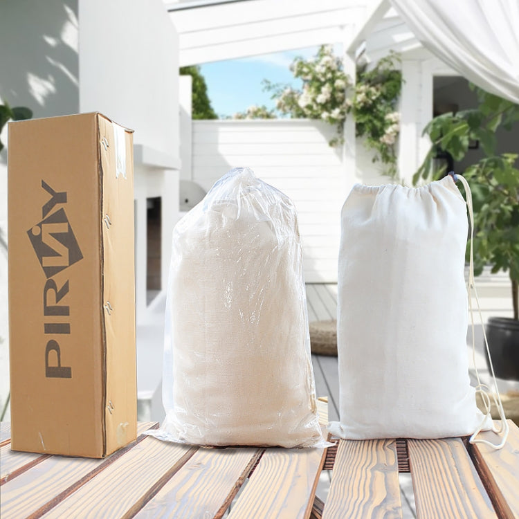 200x150cm Double Outdoor Camping Tassel Canvas Hammock with Stick(Pink Stripes) by buy2fix