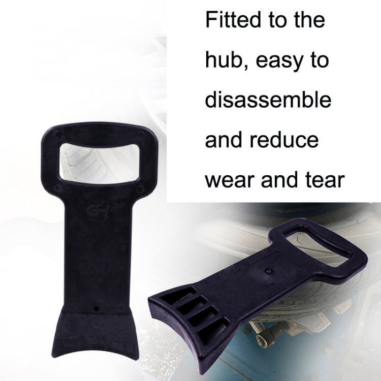 2pcs Flat Tire Labor-Saving Beading Rod(Black) by buy2fix