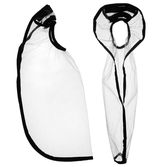 Household Hair Salon Hooded Oil-Dyed Shampoo Shawl(Black) by buy2fix