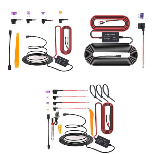 C301 12V to 5V Car ACC Takes Electricity Buck Cables, Model: Buckle + 4 x Take Appliance by buy2fix