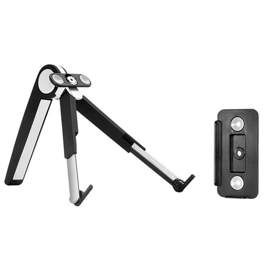 UP-1S Foldable Laptop Stand Mobile Phone Tablet Desktop Stand(Black) by buy2fix