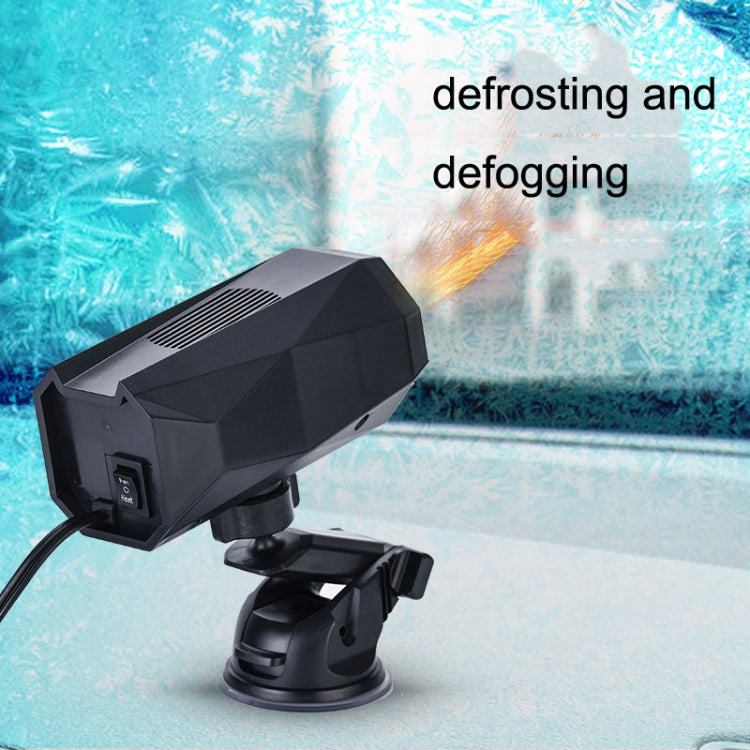 12V Convenient Car Heater Defrosting Snow Defogger(Black) by buy2fix