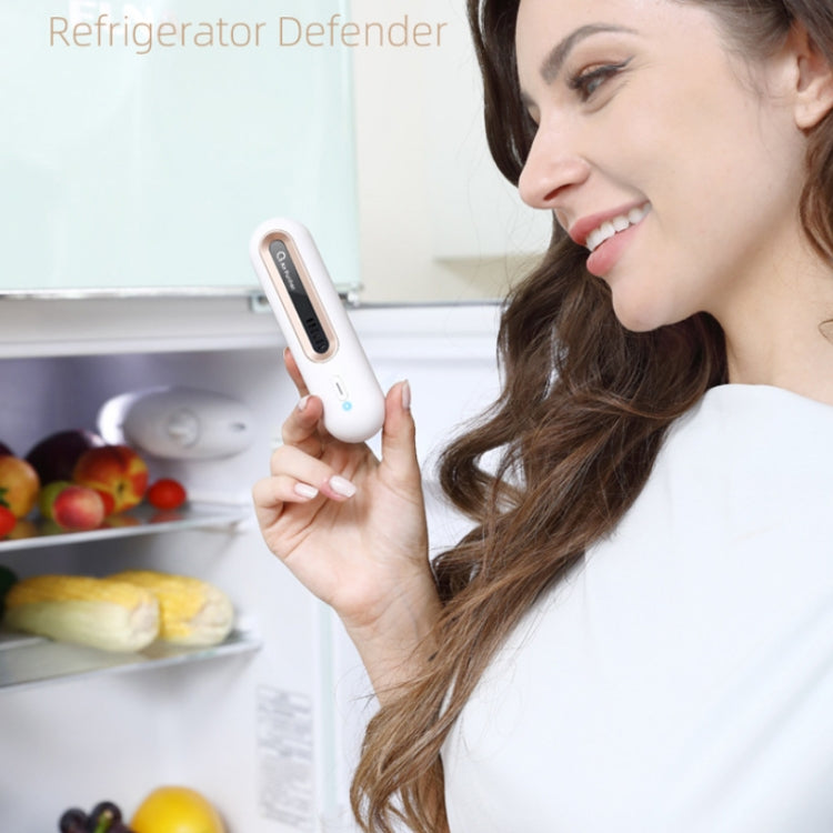 M9 Mini Ozone Sterilizer Home Refrigerator Deodorizer(White) by buy2fix