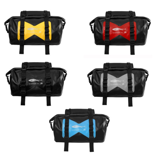 AFISHTOUR FM2021 Large Capacity Waterproof Motorcycle Rear Seat Bag, Color: Yellow by AFISHTOUR