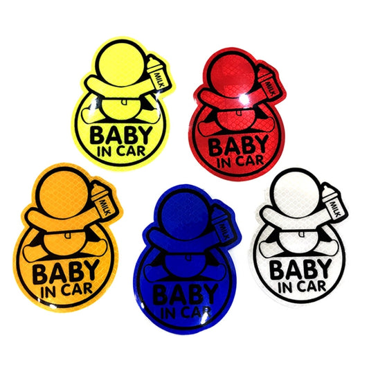 Car Safety Warning Reflective Stickers(Diamond White) by buy2fix