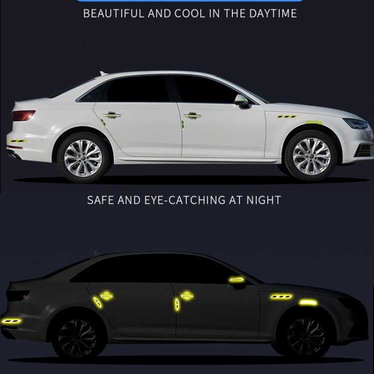 Car Safety Warning Reflective Stickers(Diamond Blue) by buy2fix