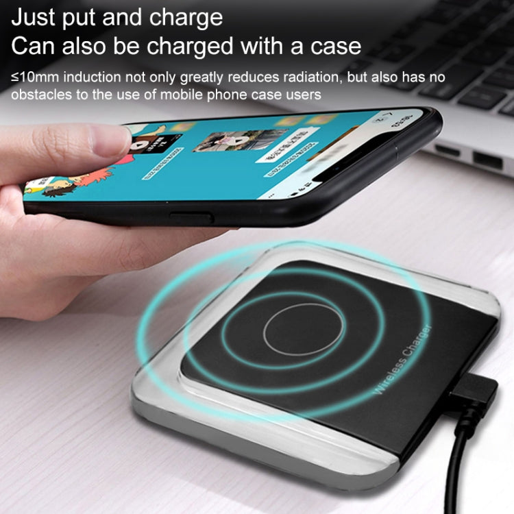 A9191 10W 3 in 1 Multifunctional Vertical Wireless Charger(Blue) by buy2fix