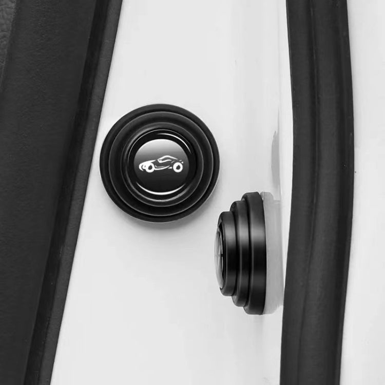 Car Door Anti-Collision Shock Pad, Color: Luminous With Sports Car Logo by buy2fix