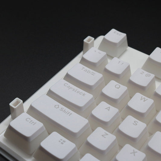 Pudding Double-layer Two-color 108-key Mechanical Translucent Keycap(Dark Blue) by buy2fix