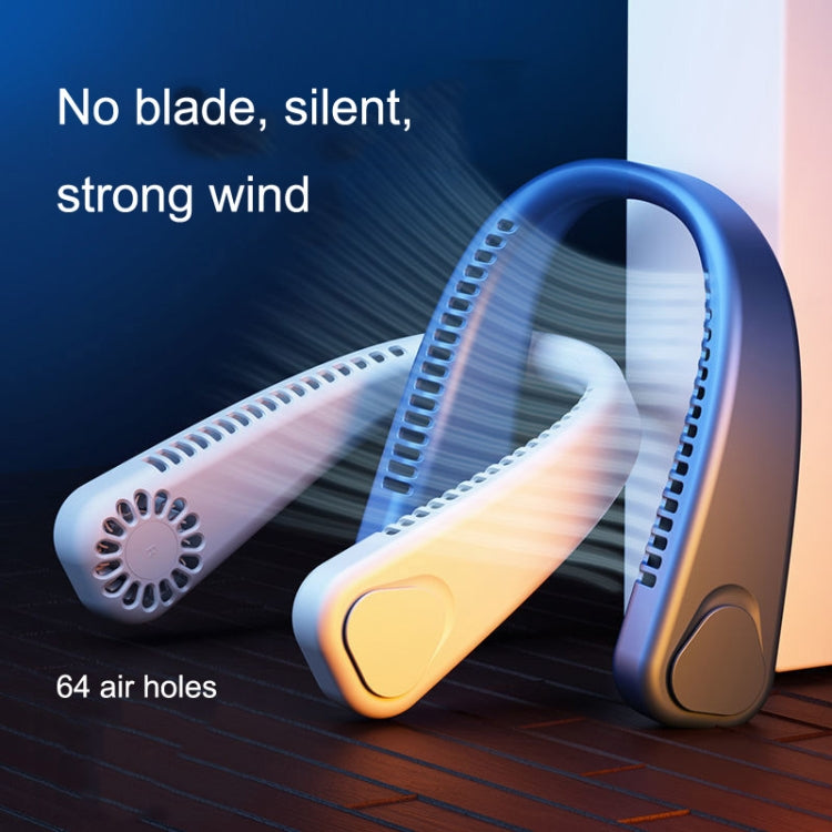 F2 USB Outdoor Portable Hanging Neck Fan(White) by buy2fix