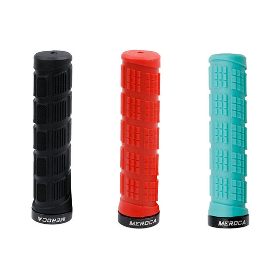 MEROCA Mountain Bike Anti-slip Shock Absorber Riding Grip Cover, Style: One Side Lock ME38 Black by MEROCA
