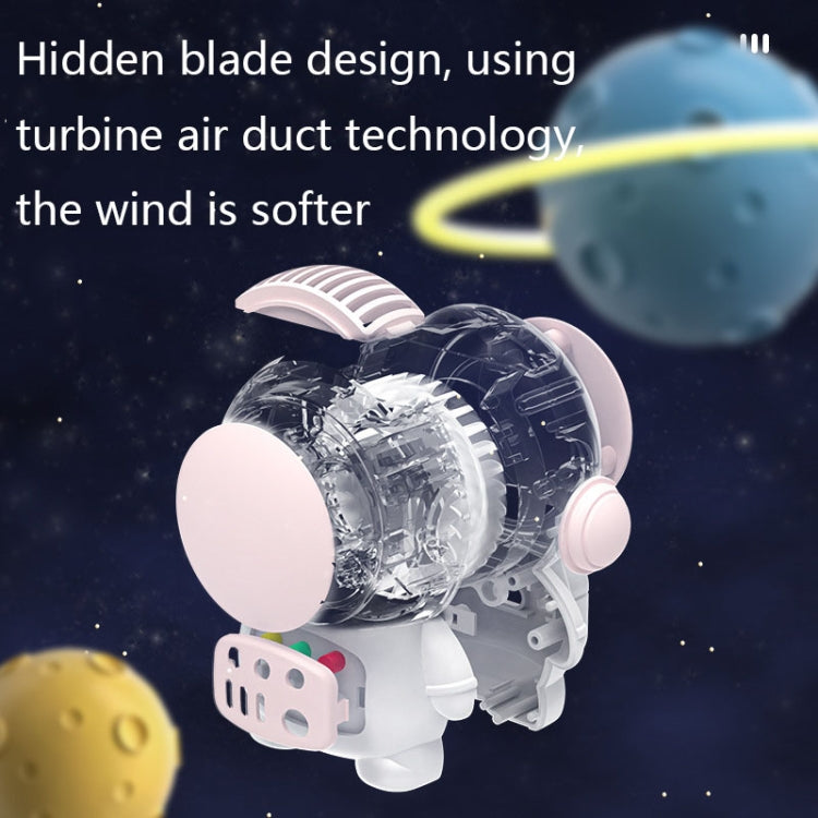 6052 USB Charging Mini Astronaut Shape Bladeless Fan(Pink) by buy2fix