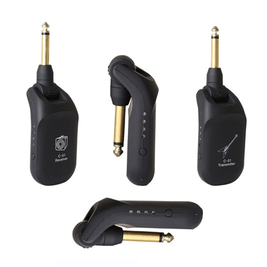 C01 Electric Guitar Wireless Audio Transmitter Receiver(Black) by buy2fix