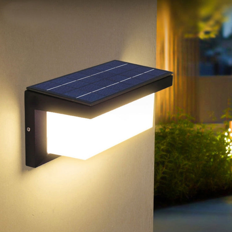 10W Outdoor Patio Wall Waterproof Solar Wall Light, Specification: 6000K by buy2fix