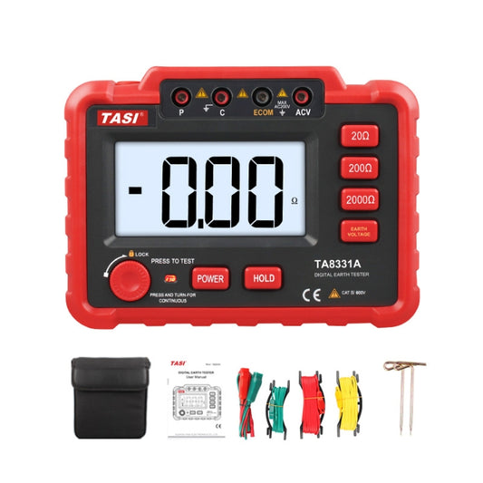 TASI TA8331A Ground Resistance Tester High Accuracy Digitally Ground Resistance Meter by TASI
