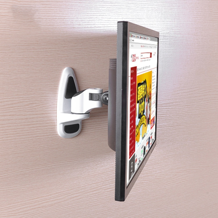 Gibbon Mounts FE110W Computer Monitor Wall Mount Universal Swivel Bracket(White) by Gibbon Mounts