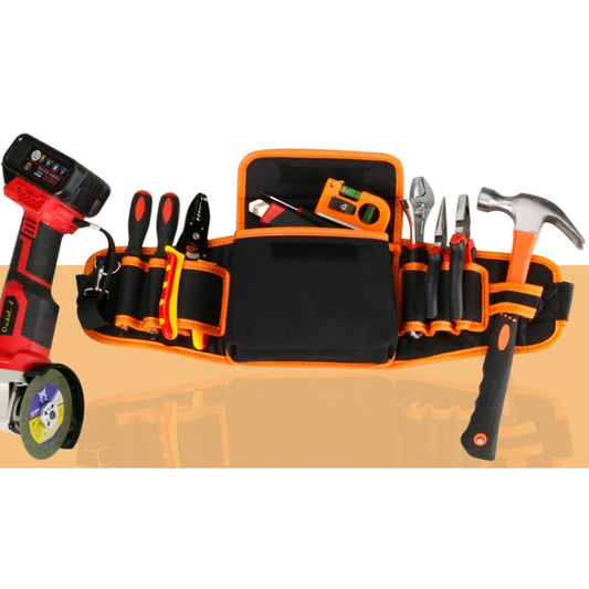 Onkel.J Electrician Waist Bag Canvas Multifunctional Tool Bag, Series: A Type by buy2fix