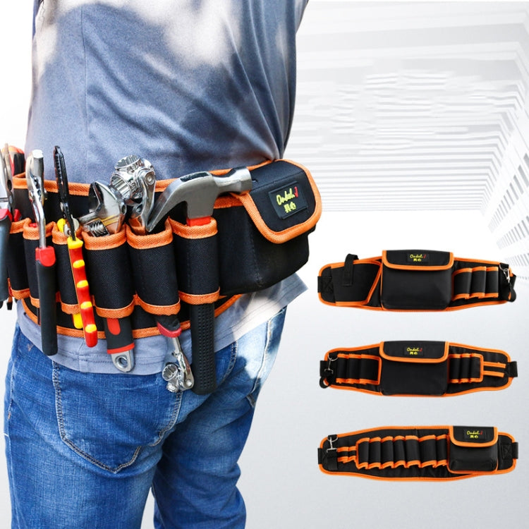 Onkel.J Electrician Waist Bag Canvas Multifunctional Tool Bag , Series: B Type by buy2fix