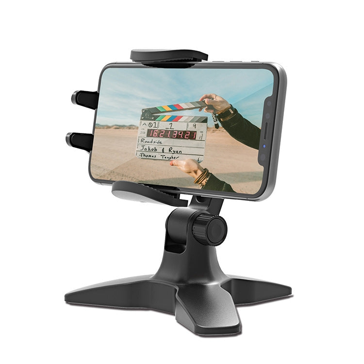 Portable Triangle Mobile Phone Bracket Live Broadcast Bracket(Black) by buy2fix