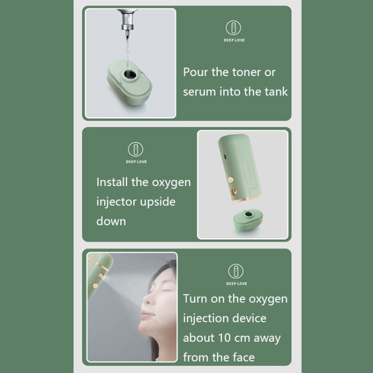 Yc168 Portable High Pressure Nano Oxygen Injector(Blue) by buy2fix